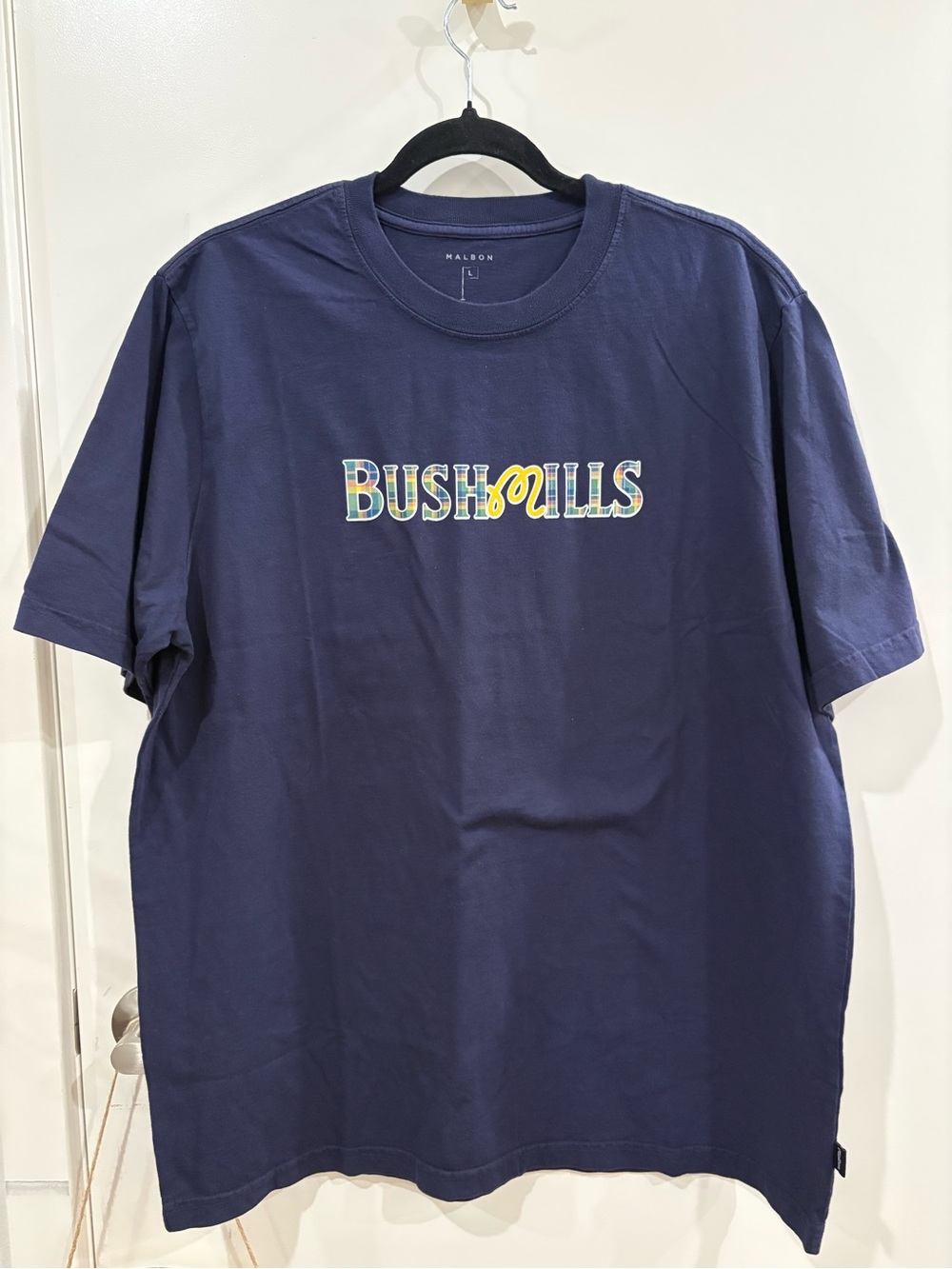 Malbon Golf Bushmills t-shirt 2025 Capsule Collection Men's Shirt /Large